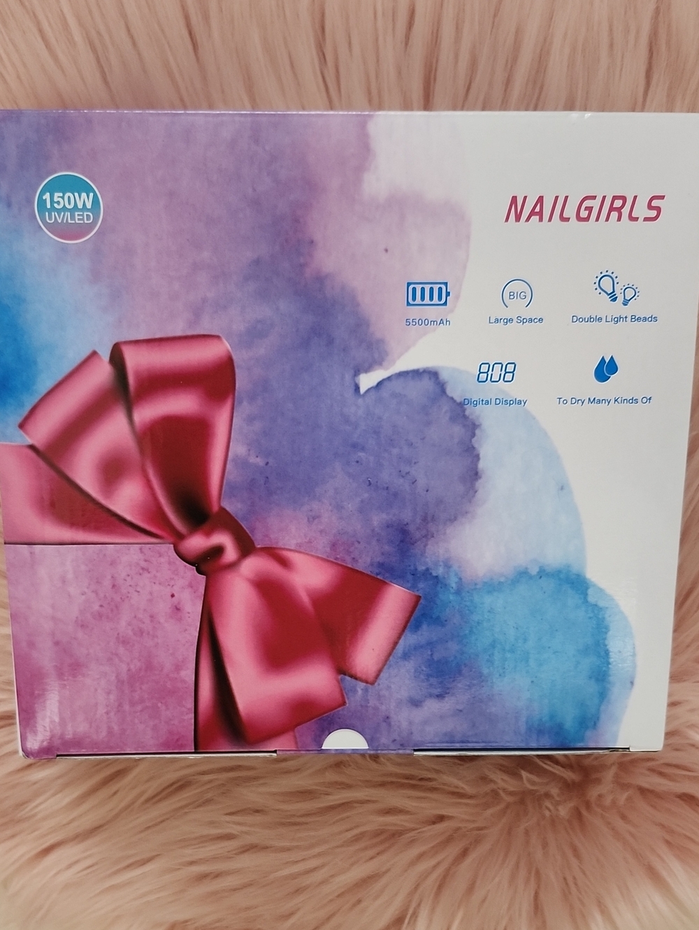 Brand New NAILGIRLS PROFESSIONAL RECHARGEABLE GEL NAIL LAMP